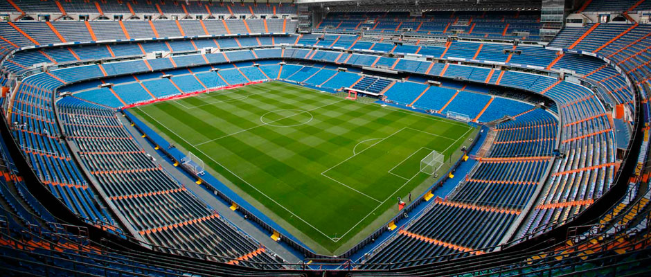 lo stadio Santiago Bernabéu del Real Madrid