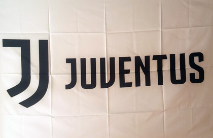 Bandiera bianca Juventus Logo 2017